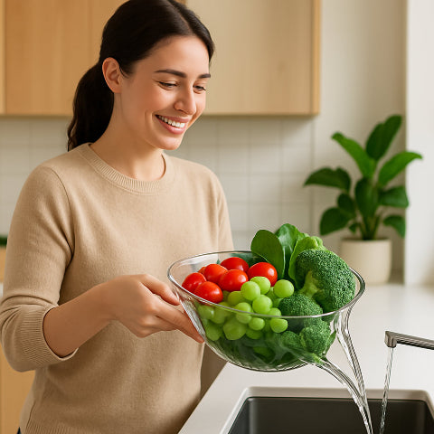 Passoire-Tamis-Panier-de-Vidange-Filtra-Passoire-Évier-de-cuisine-avec-bec-long