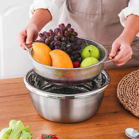 Passoire-inox-Drybowl-Passoire-égouttoir-polyvalent-en-acier-inoxydable