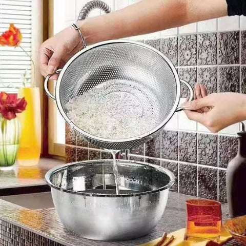 Passoire-inox-Drybowl-Passoire-vidange-égouttoir-en-inox