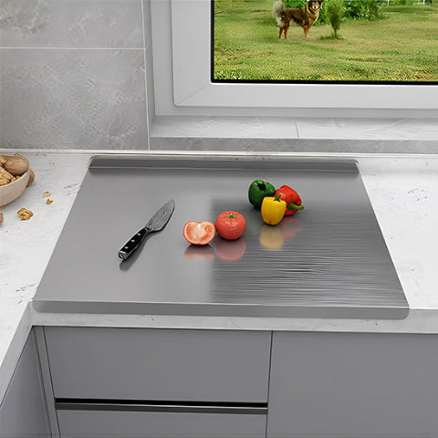 Planche-à-Découper-Inox-Planche-Découpe-pour-Fruits-Viande-Légumes