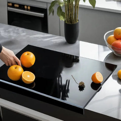 Planche-à-Découper-Pro-Planche-Noir-pour-Découpe-Cuisine-Aliments-Légumes