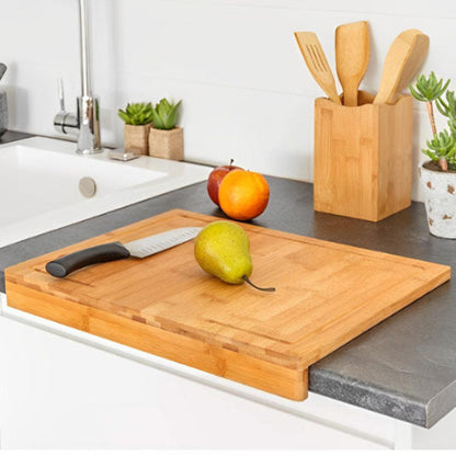 Planche-à-Découper-en-Bois-Brun-Ustensile-en-Bois-pour-Decouper-Légumes-la-Viande