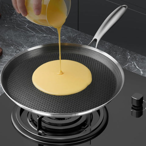Poêle-à-Crêpe-Induction-Maxipro-Argenté-Poêle-Pour-Fritrure