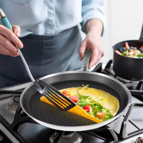 Poêle-à-Crêpe-Induction-Maxipro-Argenté-Poêle-à-Œuf