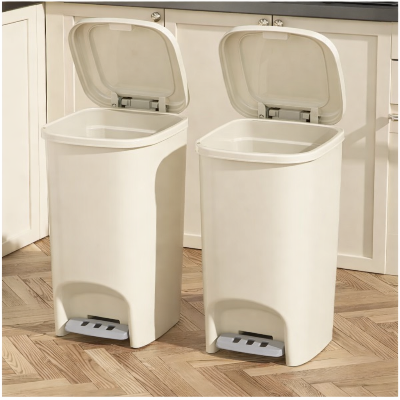 Poubelle-de-Cuisine-Design-moderne-beige