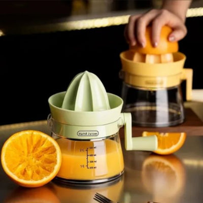 Presse-Agrume-Manuel-Fruits-vert-orange-Jus-Frais-Naturel