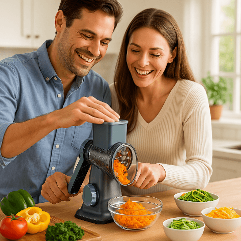 Râpe-Trancheuse-a-légumes-Spirafun-Râpe-légumes-Polyvalent