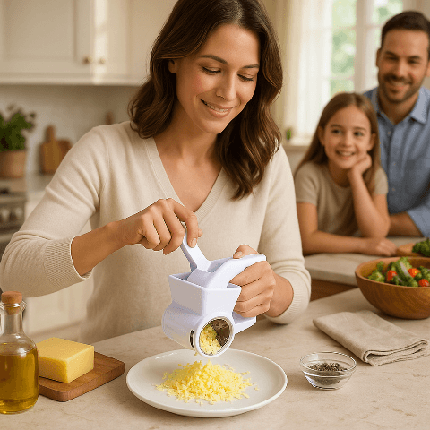 Râpe-a-Fromage-Croqualis-solide-Blanche