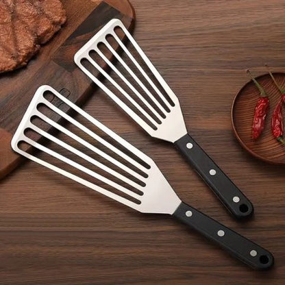 Spatule-Fente-Acier-pour-Viande