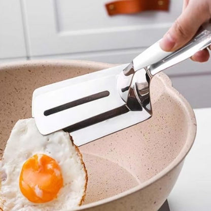 Spatule-Pince-en-Acier-Polyvalent-pour-Barbecue