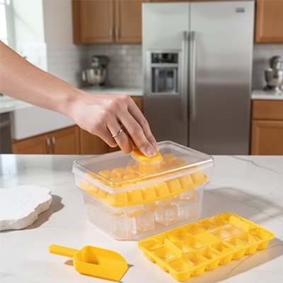 bac-a-glacon-glaceclic-jaune-soleil-accessoire-cuisine-contemporaine