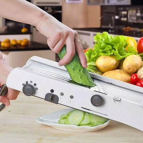 Mandoline-de-Cuisine-Pro-Slice-coupe-légumes-Blanc-Concombre