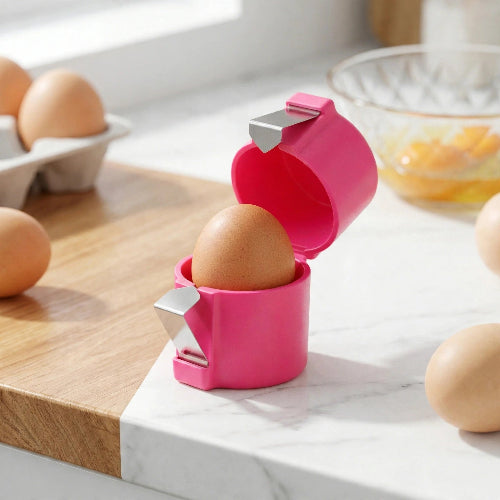 coupe-oeuf-lames-inox-ouvert-oeuf-rose