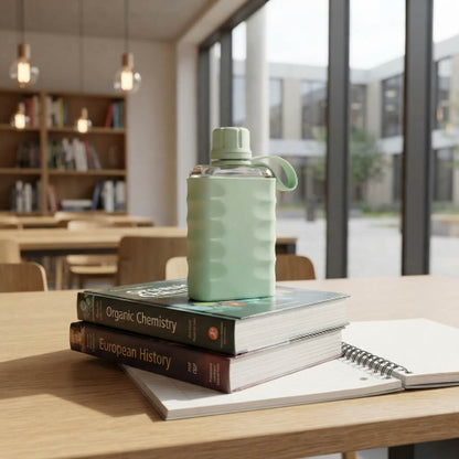 gourde-ecologique-sans-bpa-randonnee-vert-nature-mini-gourde-plate-silicone