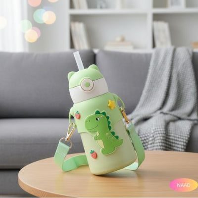 gourde-enfant-verte-dinosaure