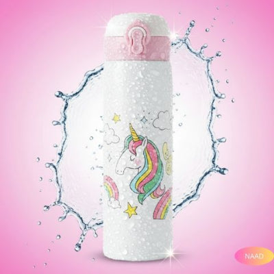 gourde-isotherme-enfant-blanc-thermos-licorne-blanc