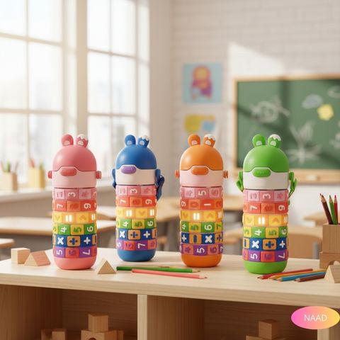 Gourde Isotherme Enfant | Éducatif : L'Aventure des Maths à Chaque Gorgée !