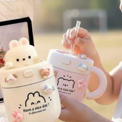 gourde-isotherme-enfant-ours-kawaii-acier-inox-316