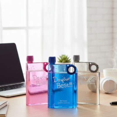 gourde-plate-a5-rose-gris-bleu