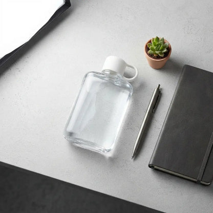 gourde-plate-design-minimaliste-bureau-bouteille-eau-plate-ecologique-zero-dechet