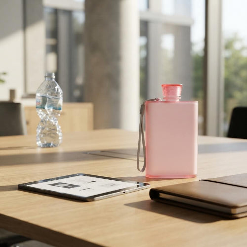 gourde-plate-design-minimaliste-bureau-chic-bouteille-eau-plate-reutilisable-sans-bpa-ecologique-gourde-plate-design-chic-bureau-reunion-gourde-plate-nouvelle-generation-hydratation-urbaine