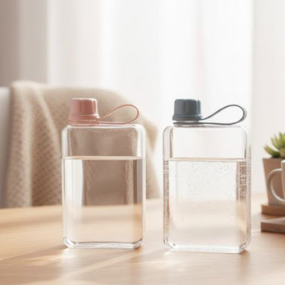 gourde-plate-rose-gris