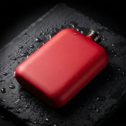 gourde-plate-rouge-mate-design-epure