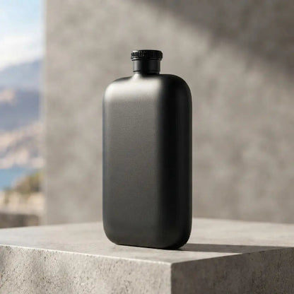 gourde-plates-noir-couleurs-mate-flasque-de-poche-etanche-spiritueux