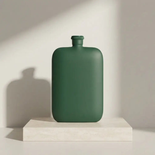 gourde-plates-vert-couleurs-mate-flasque-de-poche-etanche-spiritueux