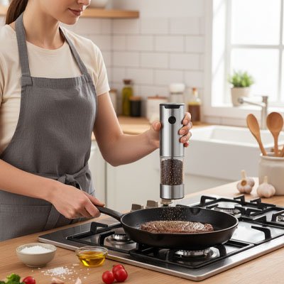 moulin-inox-Moulin-a-poivre-electrique-une-main-Moulin-a-sel-automatique-Ustensile-cuisine-moderne-Accessoire-cuisine-durable-Mouture-reglable-electrique