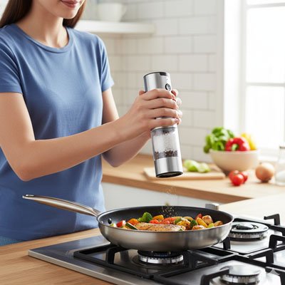 moulin-inox-Moulin-a-poivre-electrique-une-main-Moulin-a-sel-automatique-Ustensile-cuisine-moderne