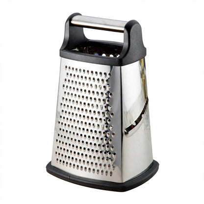 Râpe Fixinox, face grains fins et fente trancheuse de la tour inox